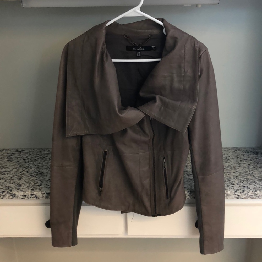 Faux Leather Moro Jacket